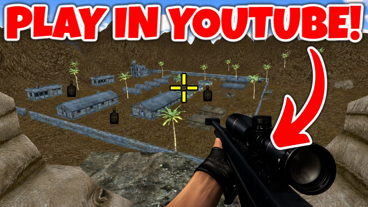 This Video is a PLAYABLE Shooter Game