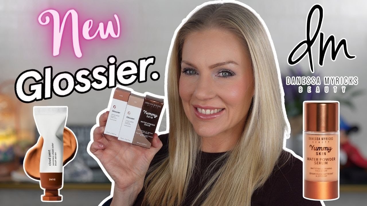 *NEW* GLOSSIER CLOUD PAINT GEL CREAM BRONZER & DANESSA MYRICKS YUMMY SKIN WATER POWDER SERUM