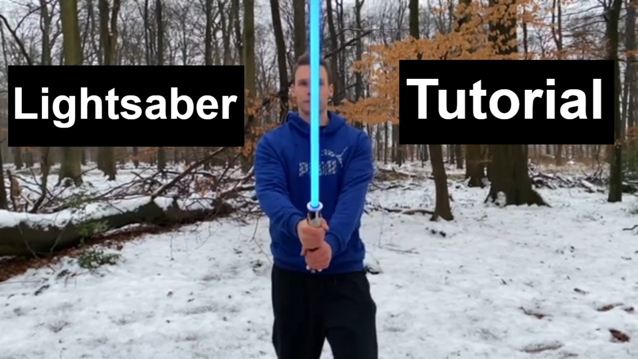 Lichtschwert Drehen Tutorial für Anfänger