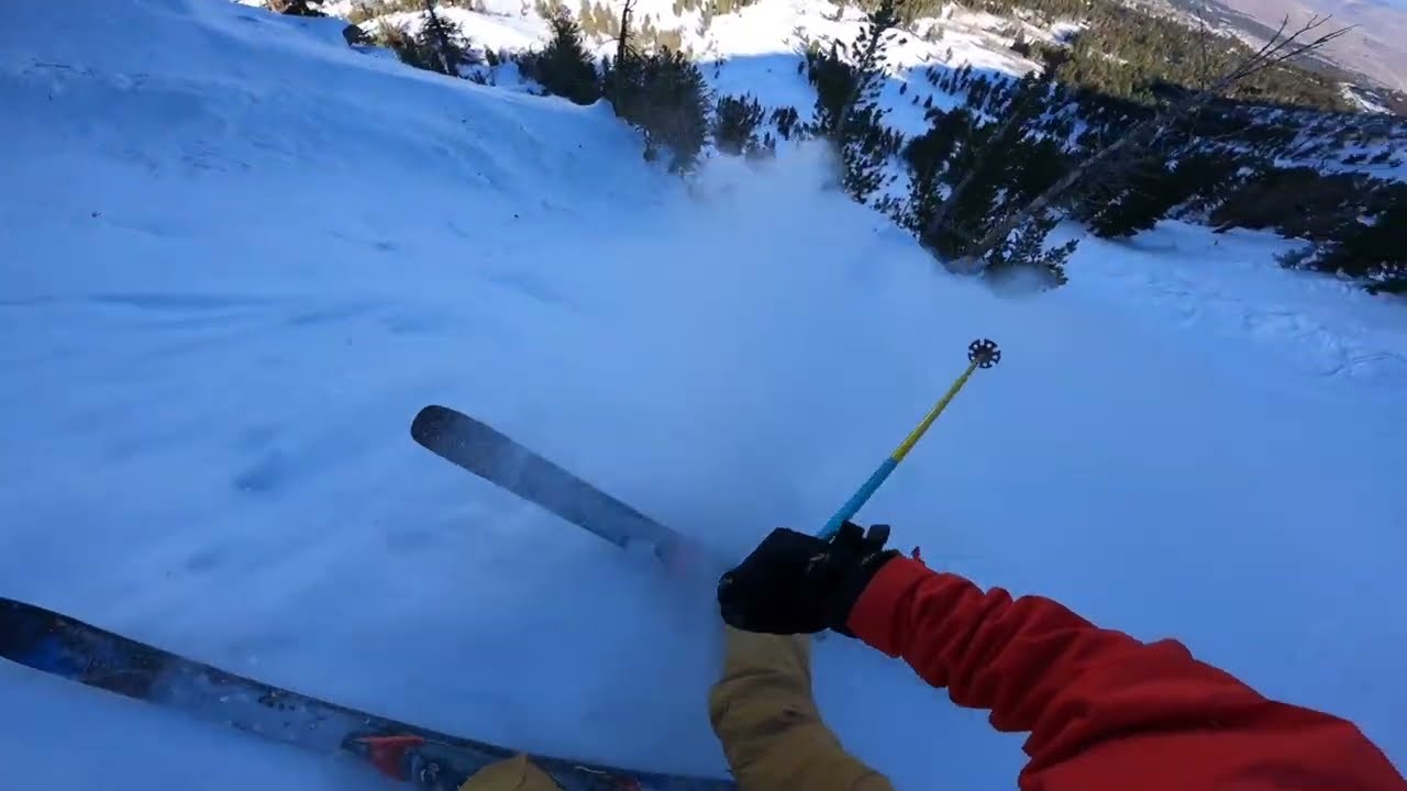 Skiing THE CHUTES at MT. Rose