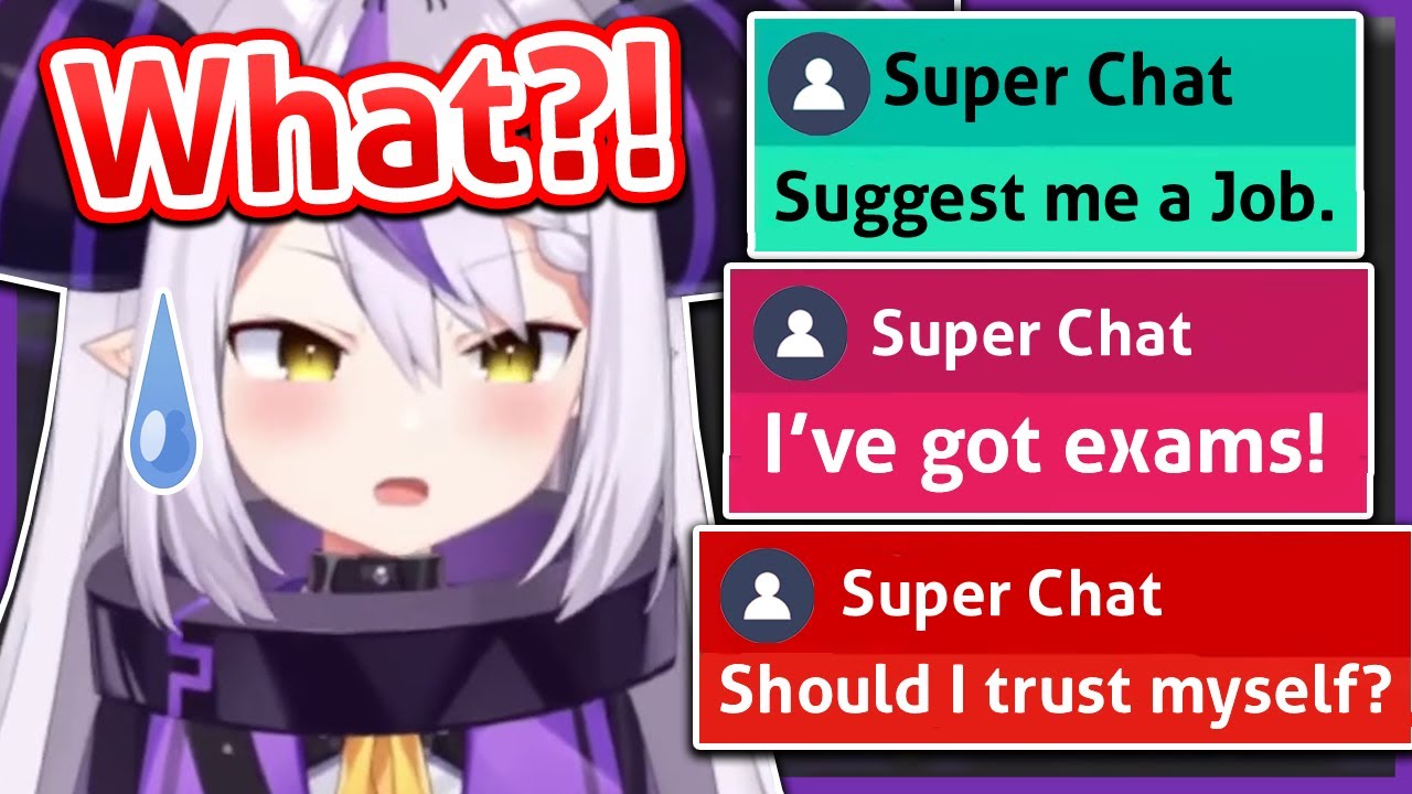 Laplus's Super Chat Reading Quickly Turned Into A Counseling Session