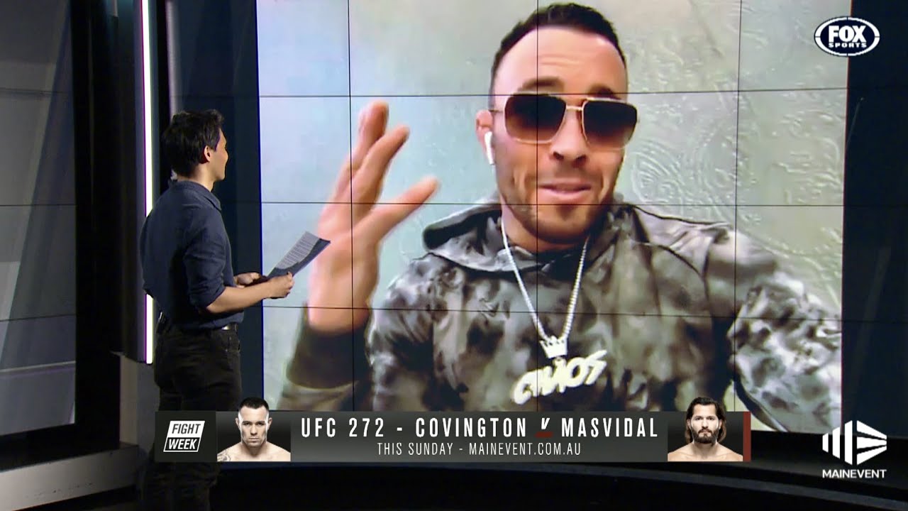 Colby Covington addresses $12,500 coach payment controversy - UFC 272
