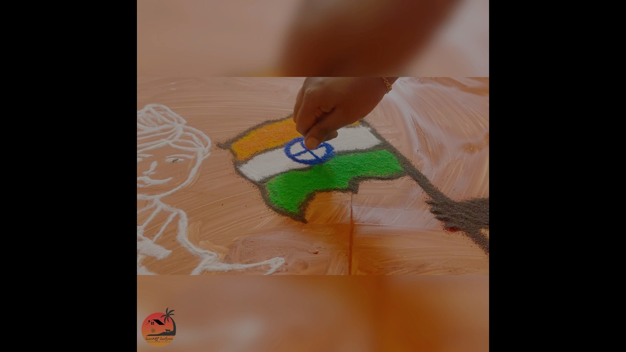 #Patriotic Rangoli |#Tribute to Farmers & Soldiers