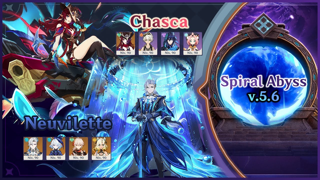 [Elemental Verdict] Chasca - Neuvillette | Spiral Abyss Floor 12 v5.6