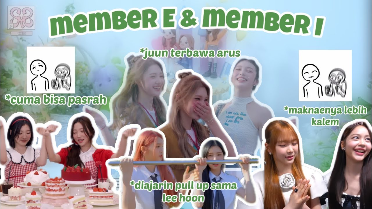 KETIKA MEMBER 'E' DAN 'I' BERSAMA #hearts2hearts #funnymoments #introvert #ekstrovert