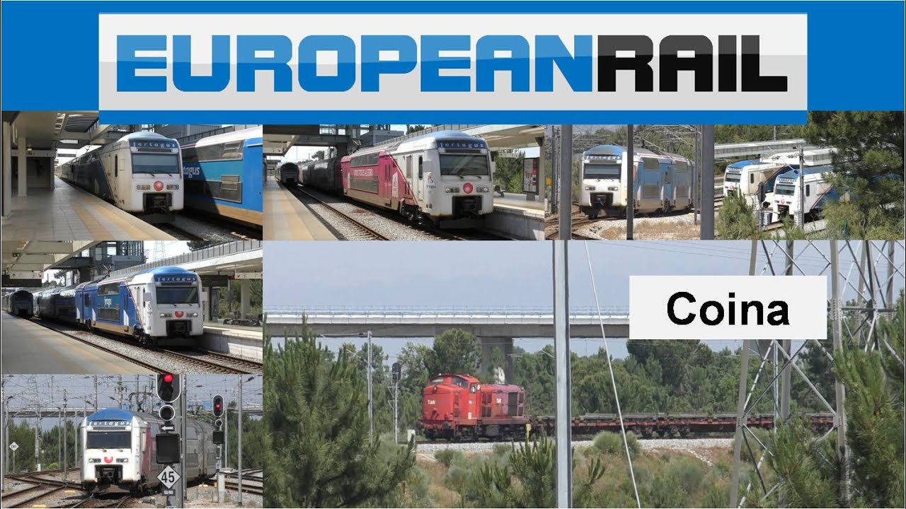 Fertagus & Takargo Rail Trains - Estação de Coina - Linha do Sul