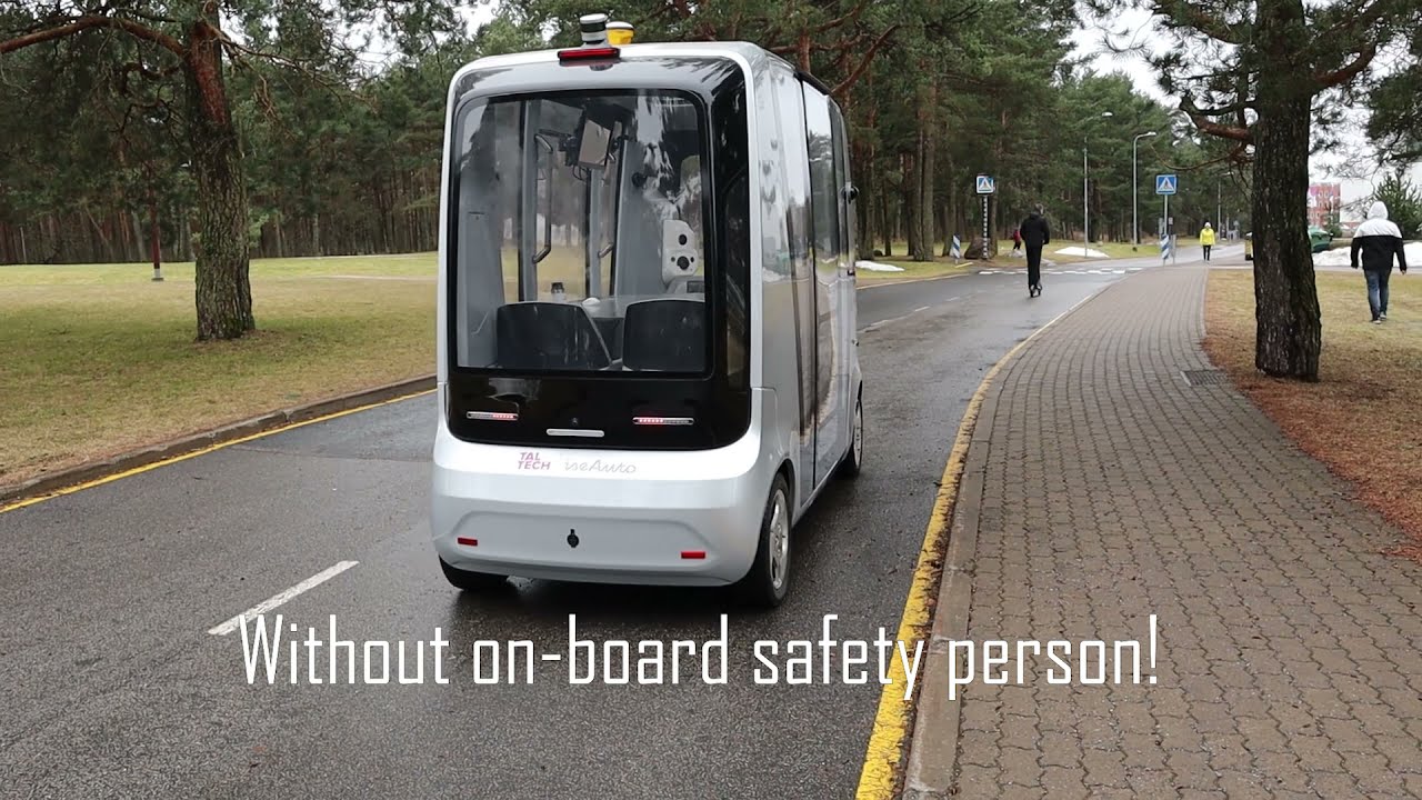 AV shuttle driving without on-board safety person