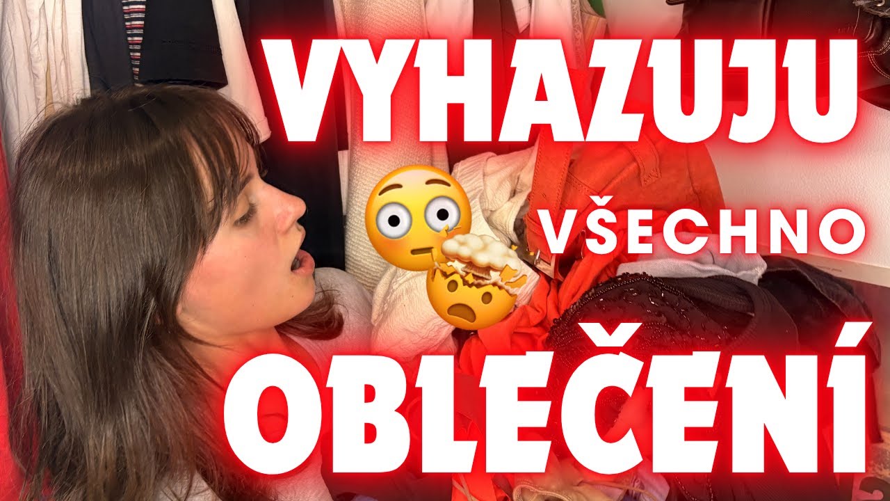 TŘ&Iacute;D&Iacute;M SKŘ&Iacute;N #3 | V&Scaron;ECHNO OBLEČEN&Iacute; PRYČ 😱😩
