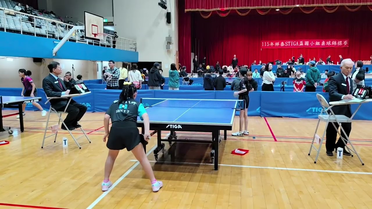 Stiga祥泰盃決賽16強vs昌平-楊硯喨4年級0：3