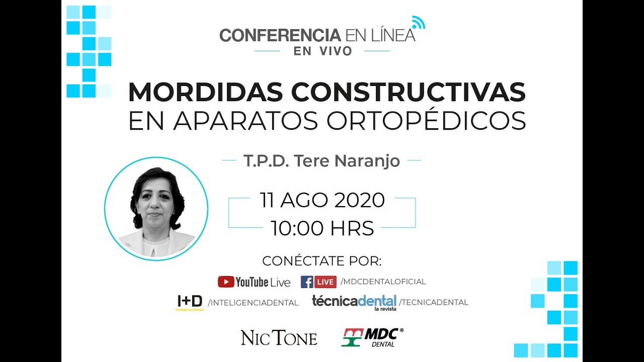 Conferencia en línea- Mordidas Constructivas en aparatos ortopédicos