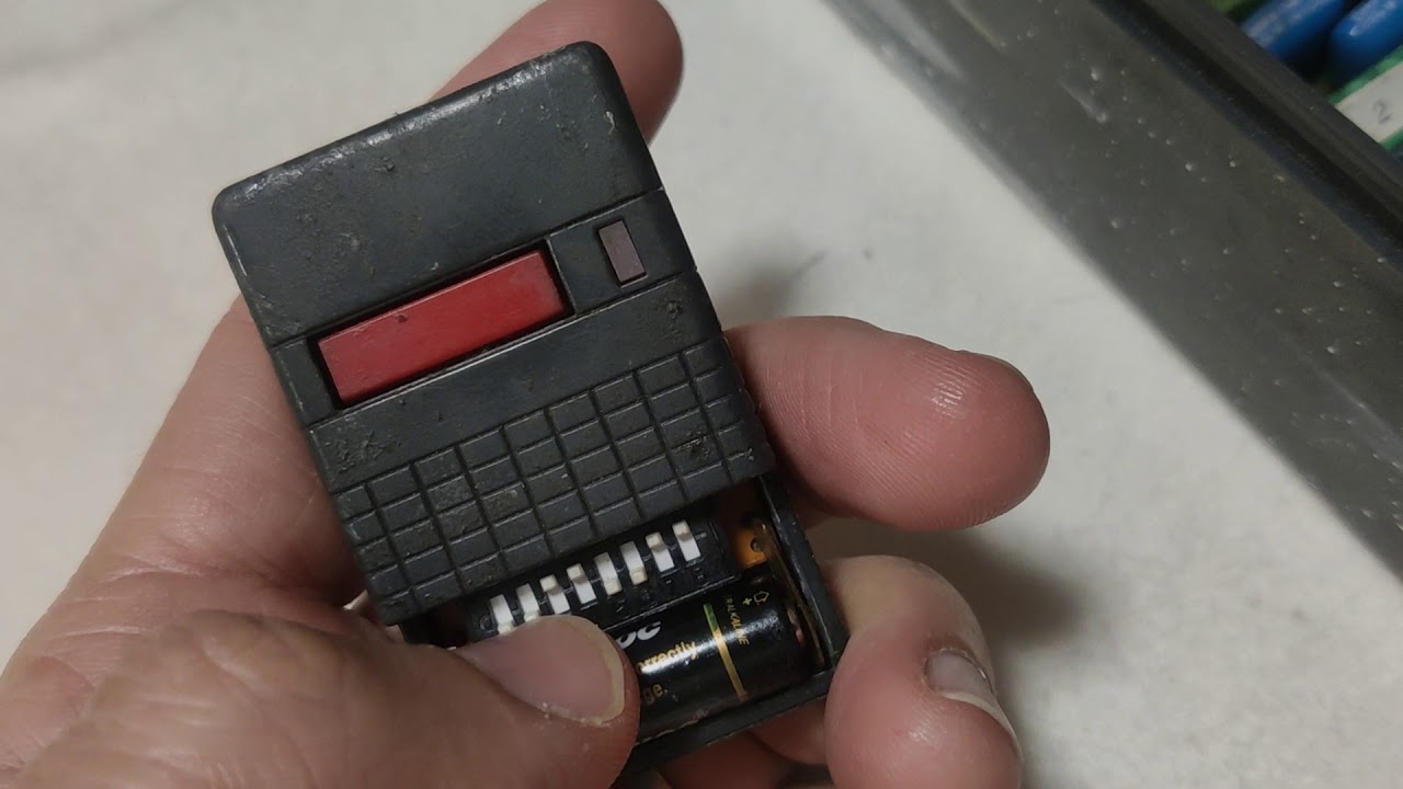 Programar mando de garaje