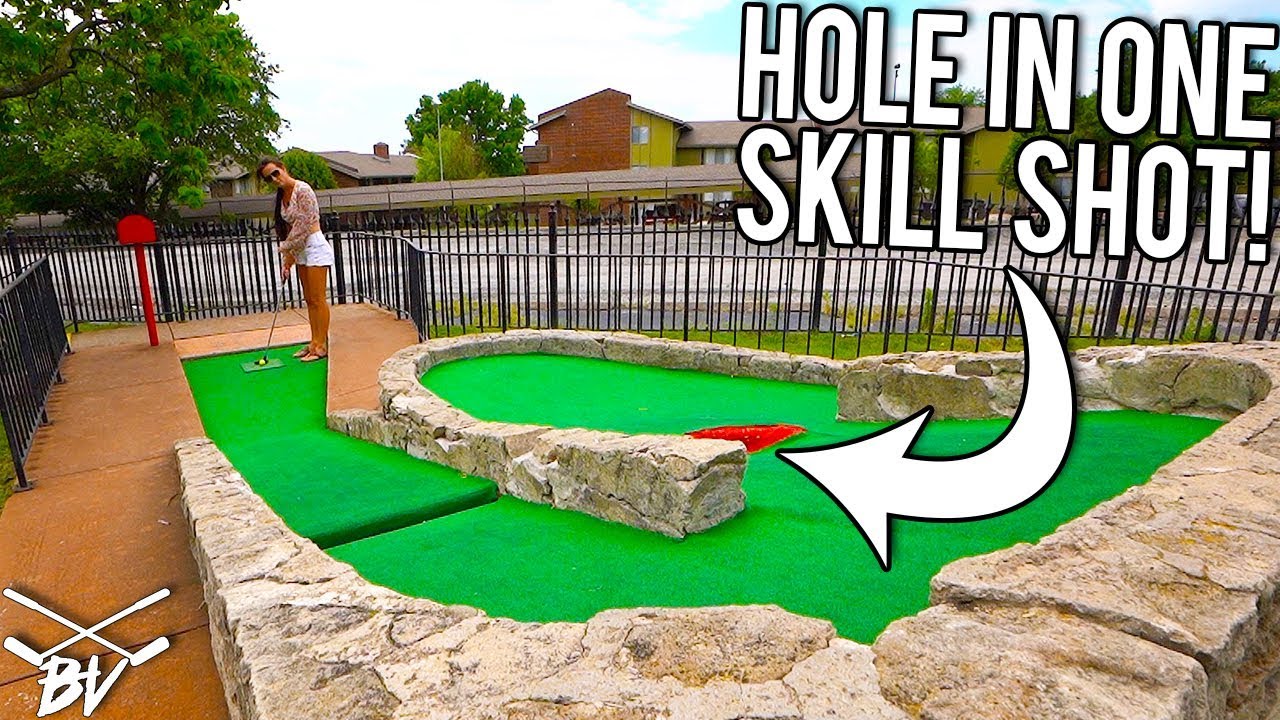 Mini Golf Skill Shots For Bonus Hole In Ones!