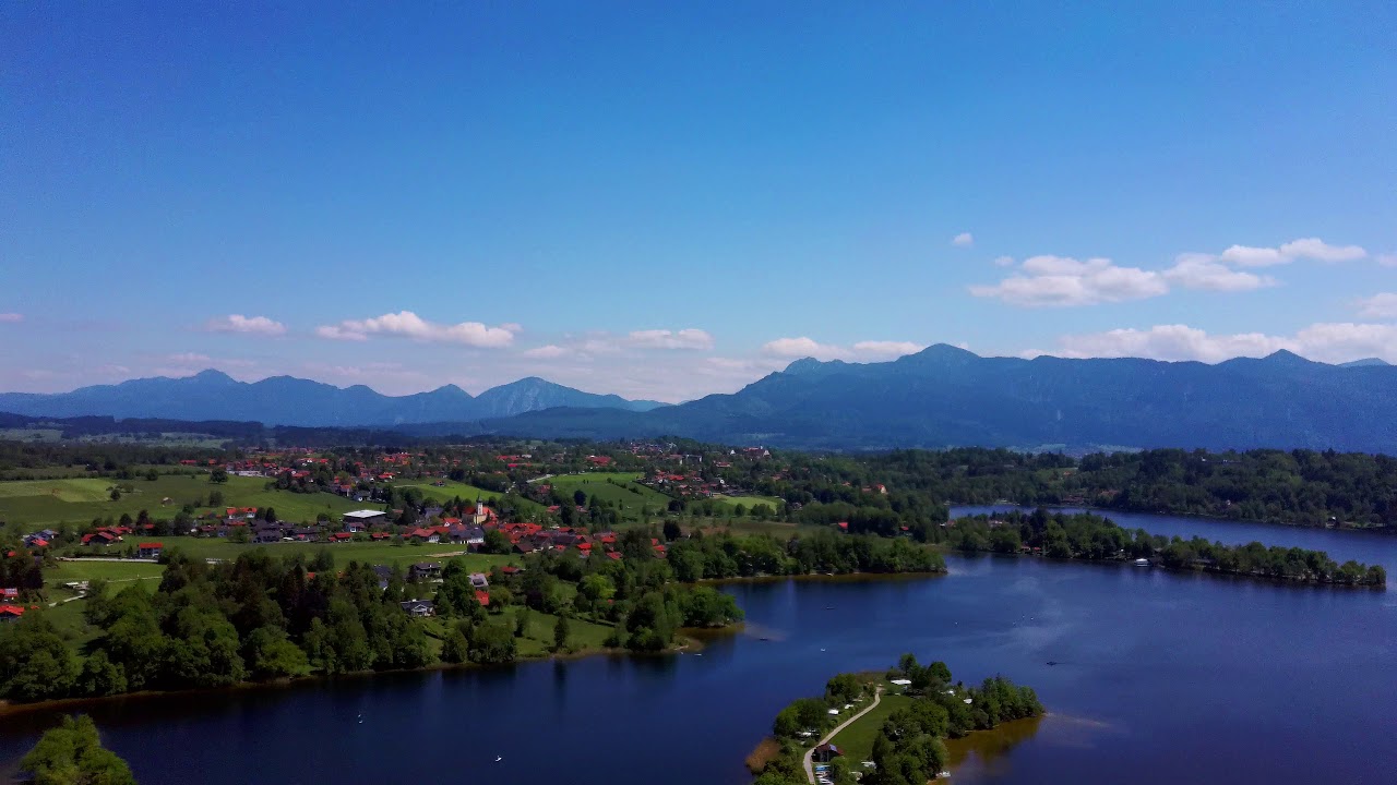Staffelsee Drohnenvideo, Drone Video Footage (Fimi X8 SE, 4K)