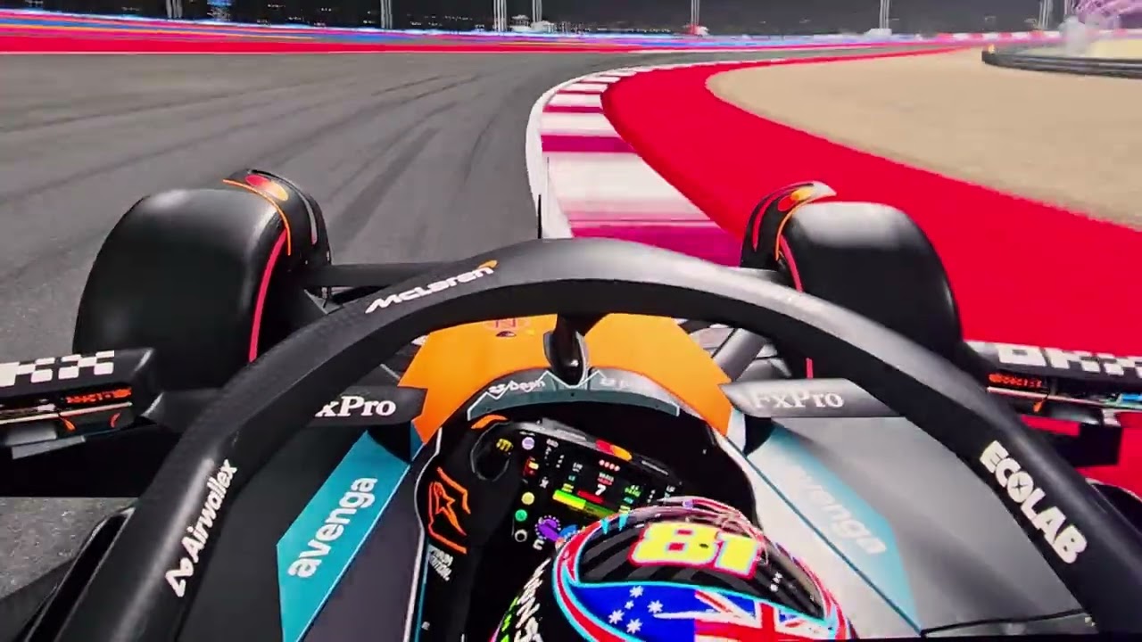Oscar Piastri 2025 Qatar Grand Prix Pole Lap (F1 25)