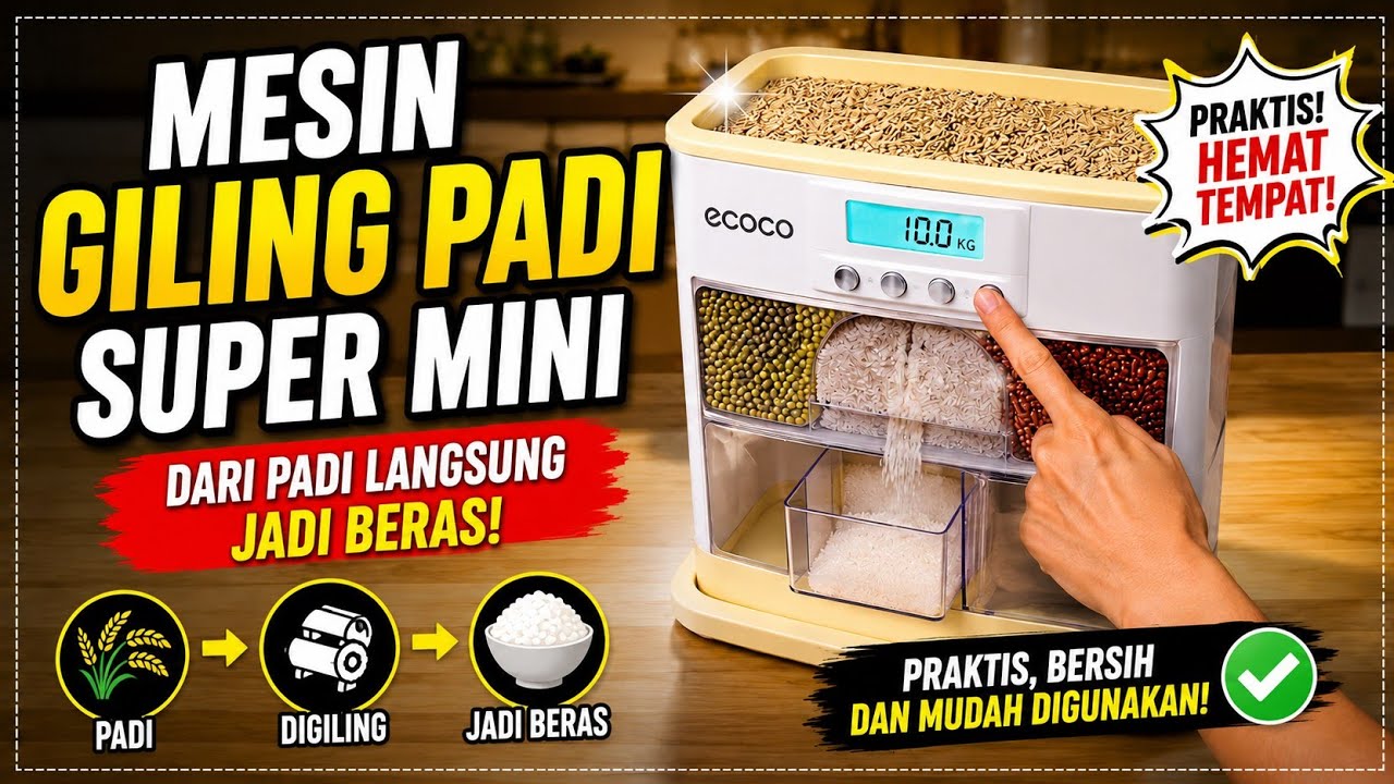 Mesin Giling Padi Super Mini