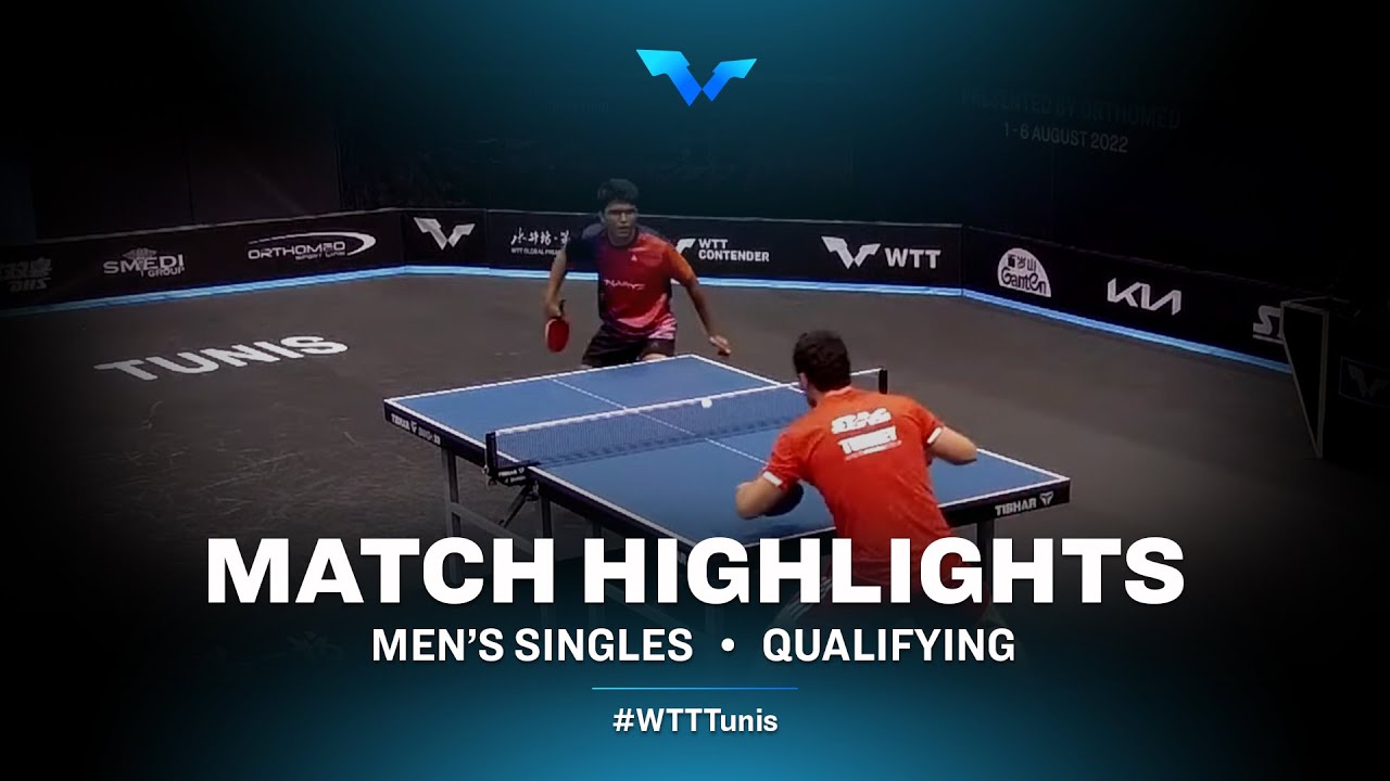 Ibrahim Gunduz vs Jeet Chandra | MS | WTT Contender Tunis 2022 (Qual)