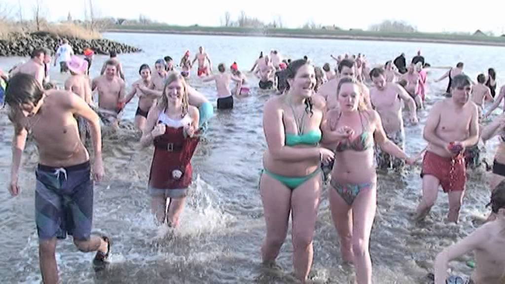 Lekkerkerk nieuwjaarsduik 2014