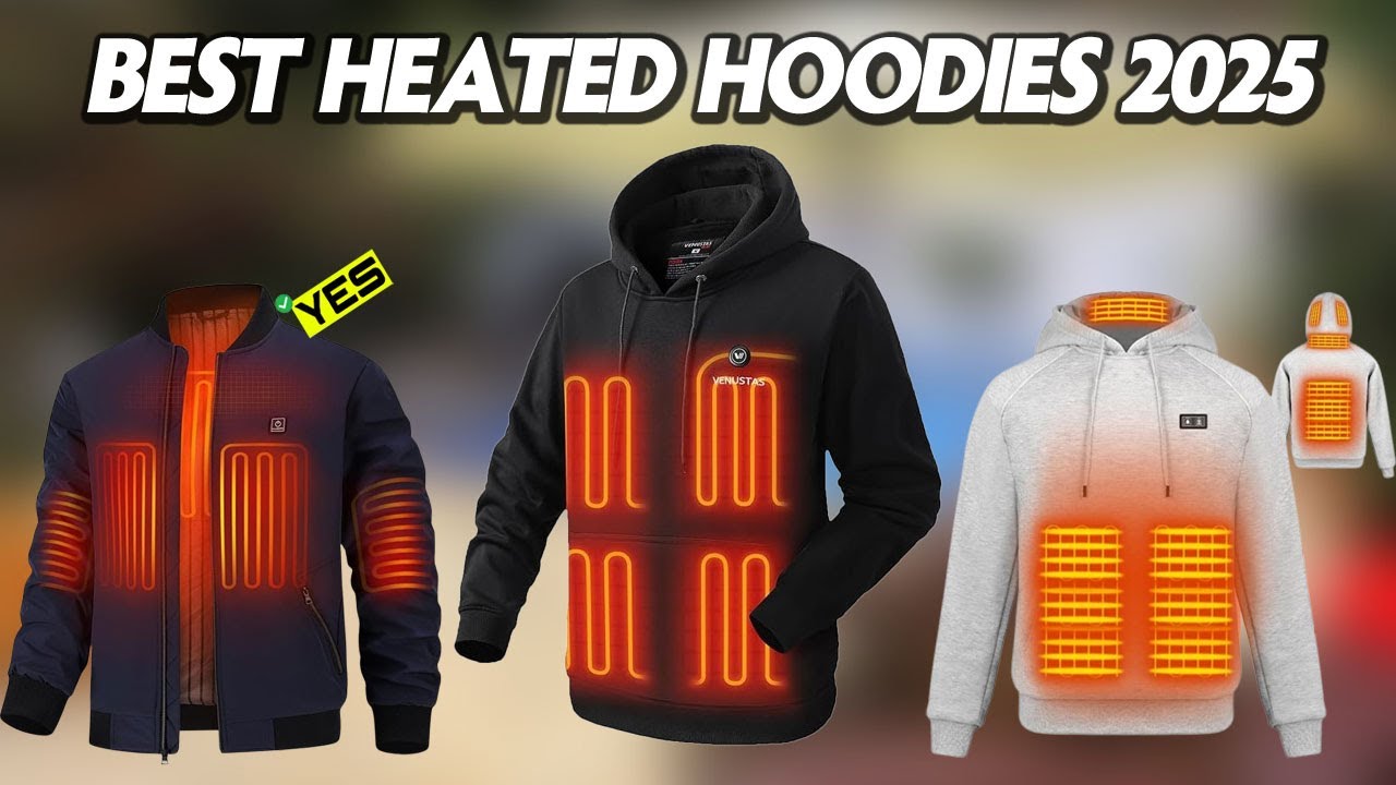 Топ-5 лучших толстовок с подогревом 2025 года 👚🥵 НЕ покупайте толстовку с подогревом, пока не уви...