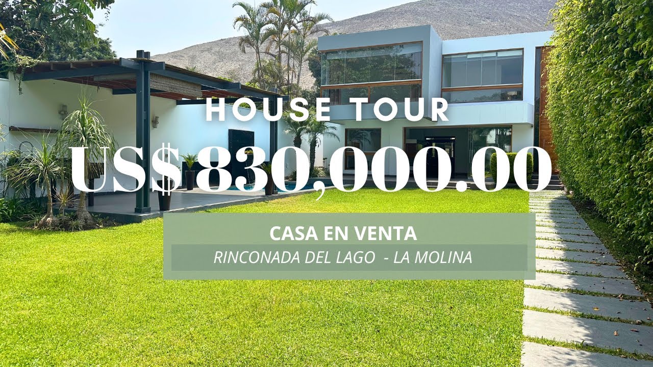 Exclusiva casa en venta - Rinconada del Lago, La Molina.