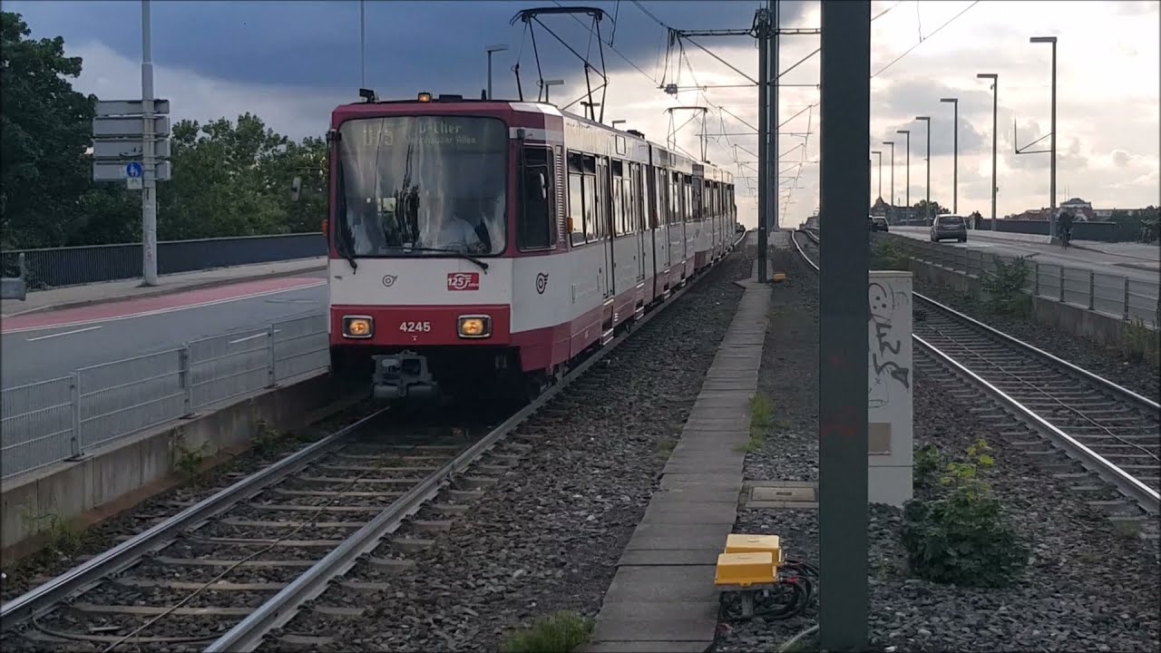 U Stadtbahn in Düsseldorf Rheinbahn im August 2021