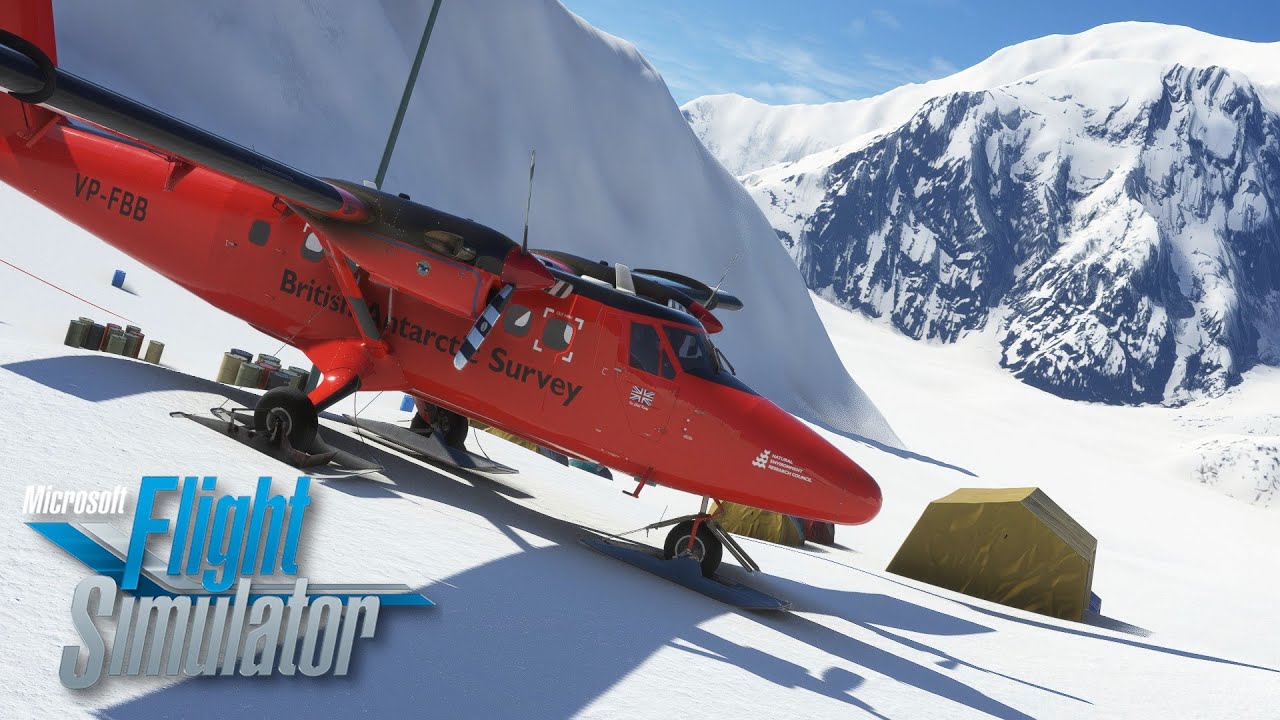 Denali Base Camp Resupply On Ice! - MSFS 2020