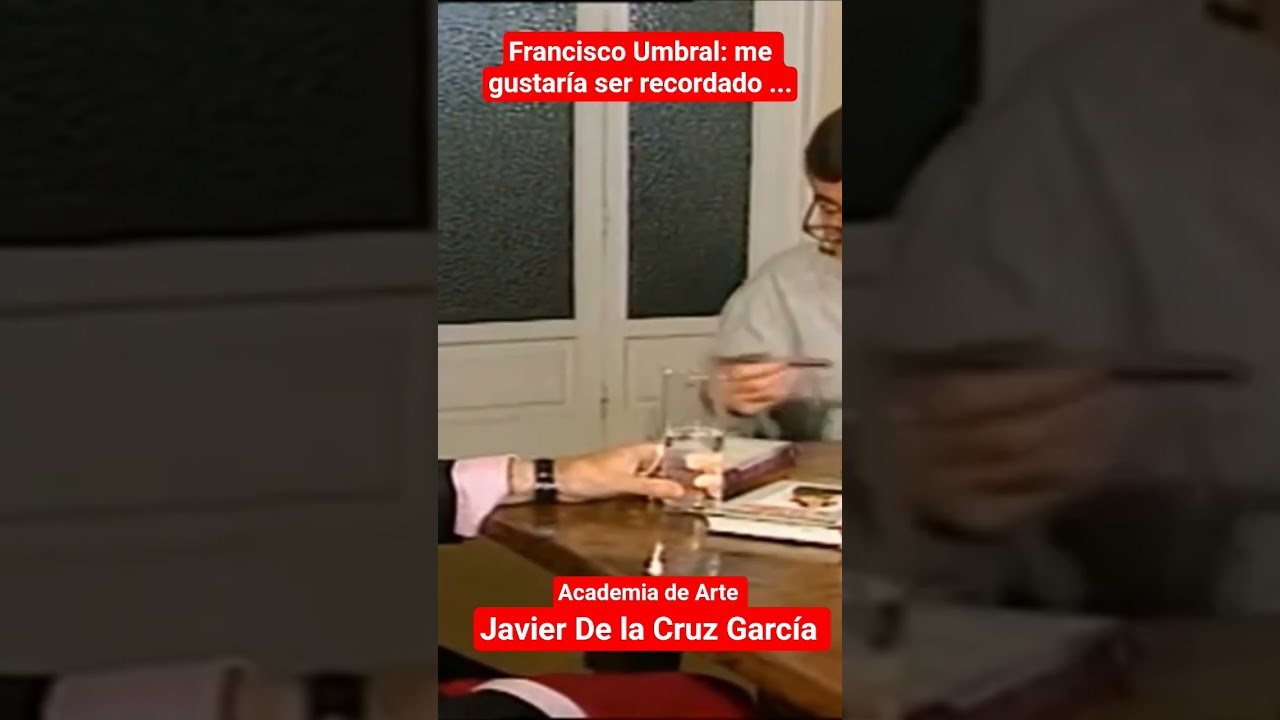 Francisco Umbral: me gustar&iacute;a ser recordado #espa&ntilde;a #espa&ntilde;ol #entrevista #literatura #libros #arte