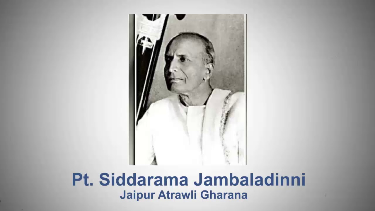Raag Bhairav by Pt. Siddaram Jambaladinni