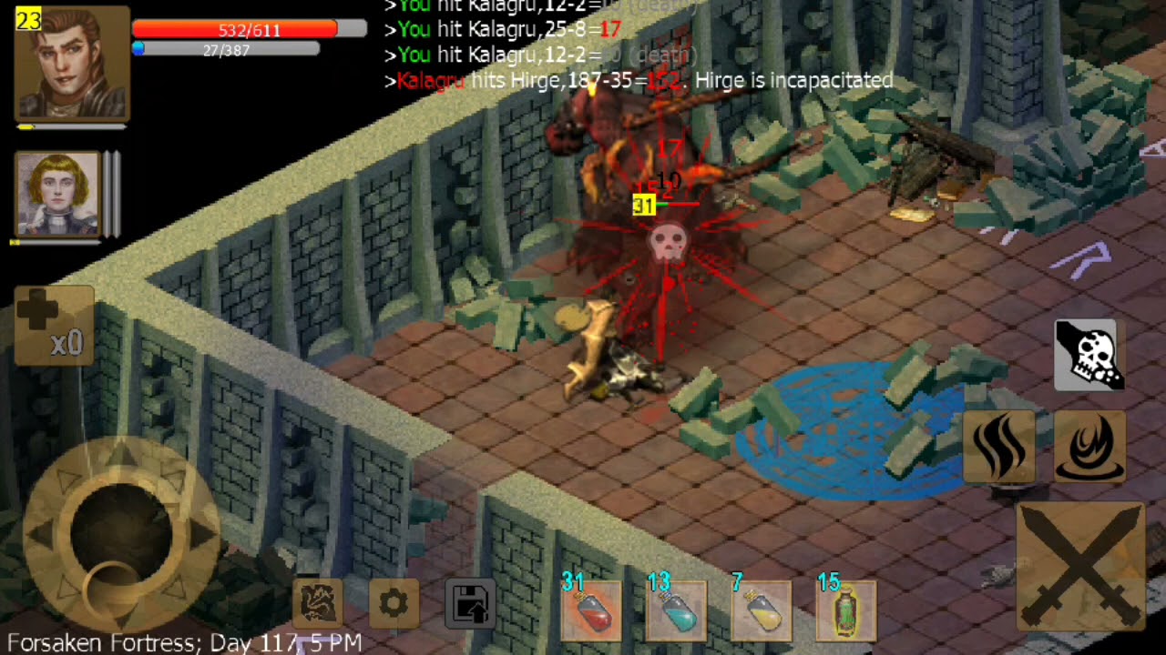 Exiled Kingdom 1.3 - Arcane Knight (Mage) vs Kalagru