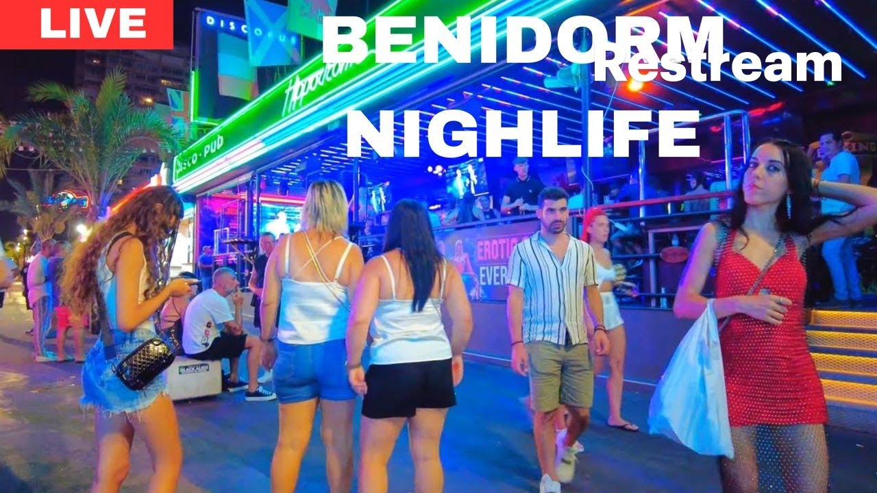 BENIDORM NIGHTLIFE WALK 2026 🇪🇸 | Live Street Concerts, Night Parade & Party Vibes