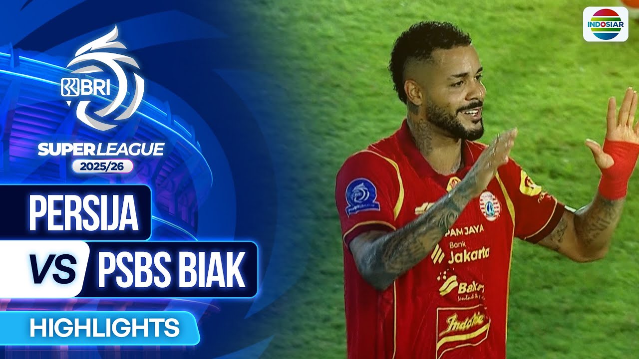 Persija VS PSBS Biak - Highlights | BRI Super League 2025/26