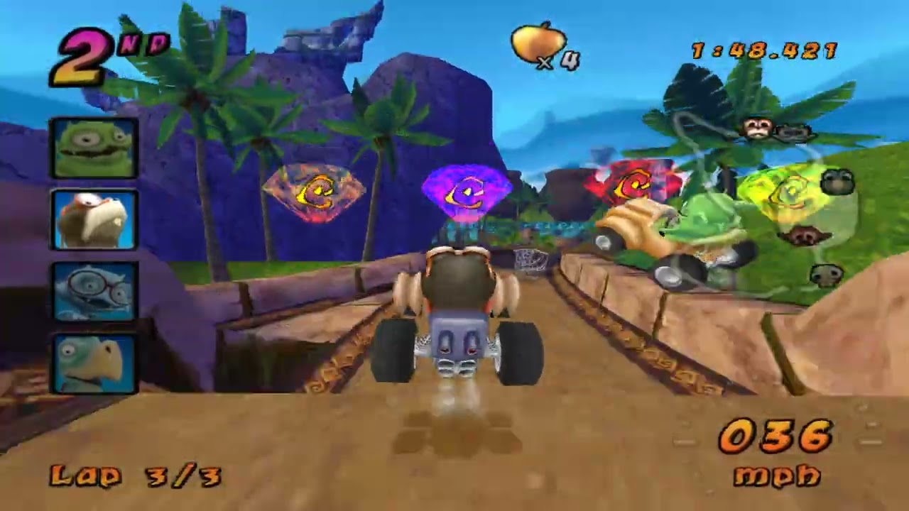 Cocoto Kart Racer - Gameplay [4K 50Fps GameCube Dolphin]