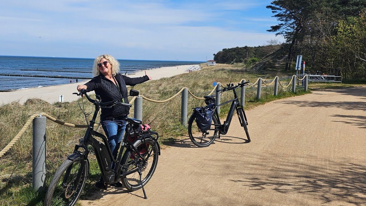 Usedom erkunden - mit dem Fahrrad an der Ostseeküste von Zempin bis Peenemünde.