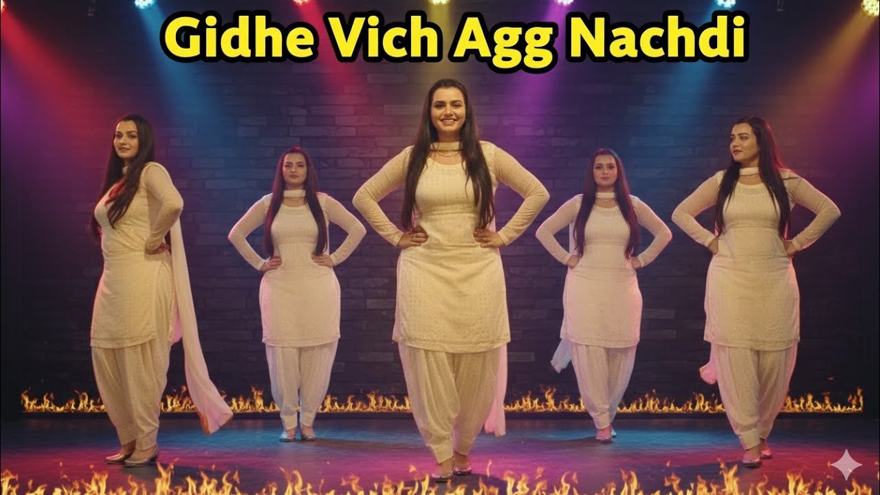 Gidhe Vich Agg Nachdi 🔥 Top Punjabi Model ❤️ Top Punjabi Dancer 😍 Khan Saab Entertainment 🎛️ Best Dj
