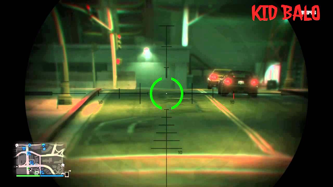 GTA 5 | SNIPER TUTORIAL | How To Zoom, Roll, and Shoot!!