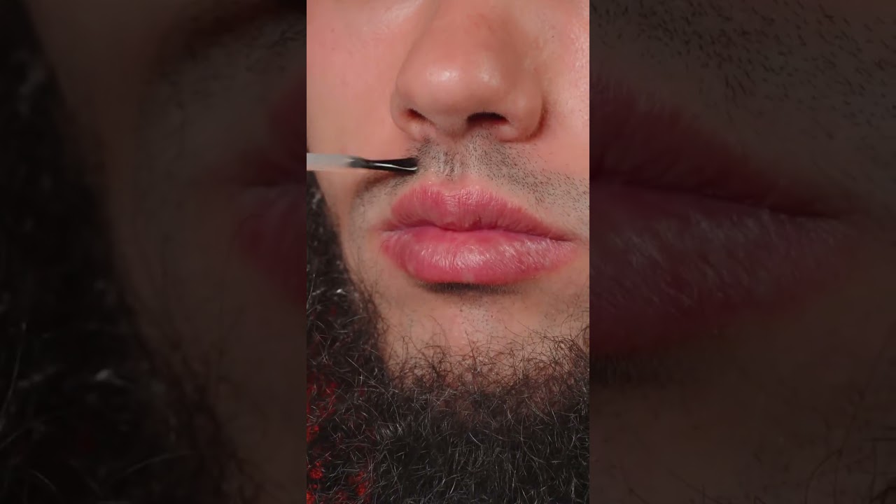 He used his own hair to make a fake beard! Talent: Vijoleta Janjeva Model: Lorik Vokshi #shorts