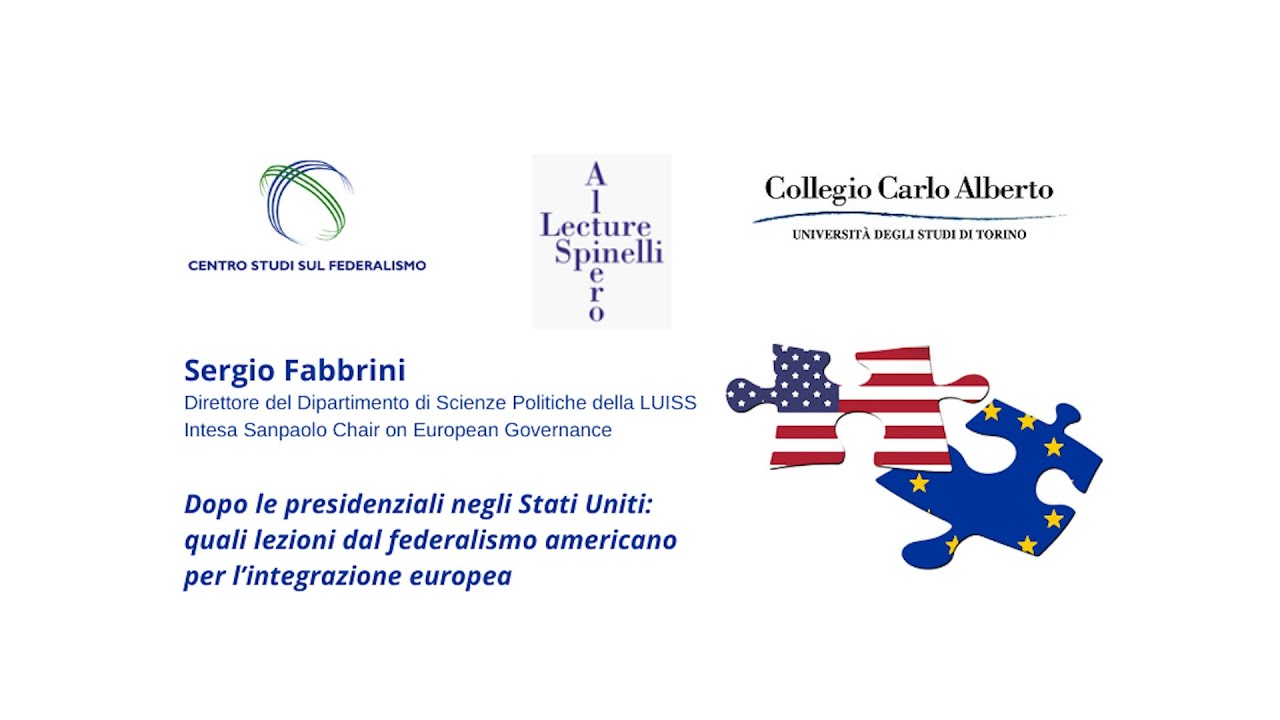 Lecture Altiero Spinelli 2020: Sergio Fabbrini