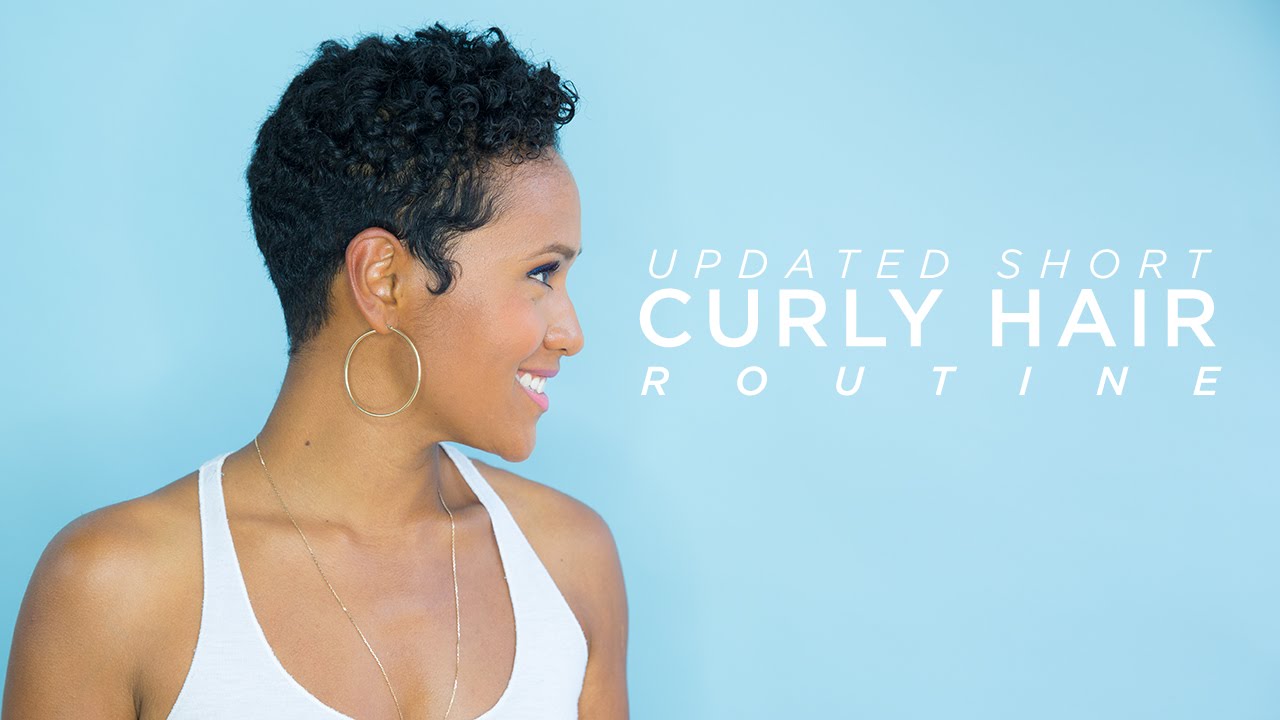 Updated Short Curly Hair Routine