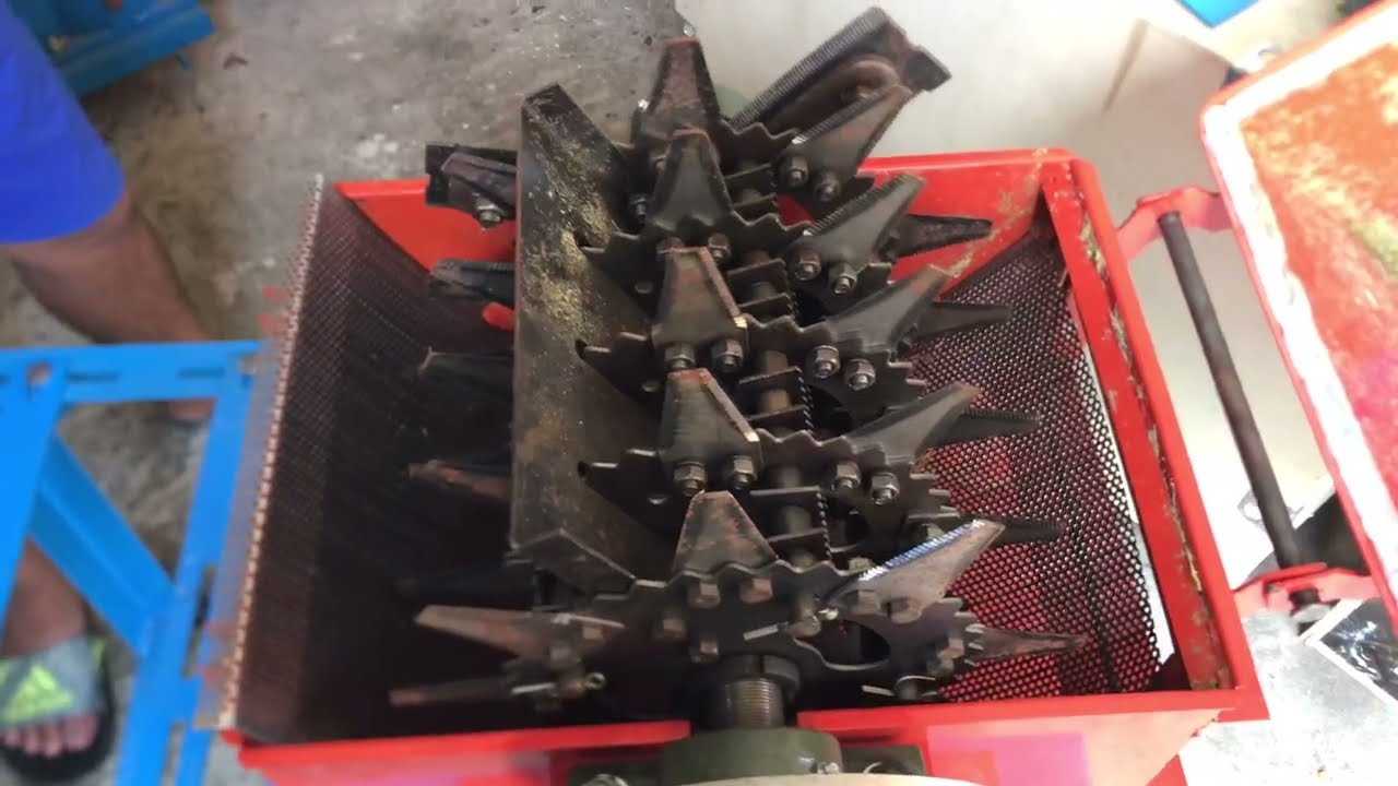 How to put and change the screen of Hammer mill with shredder machine!