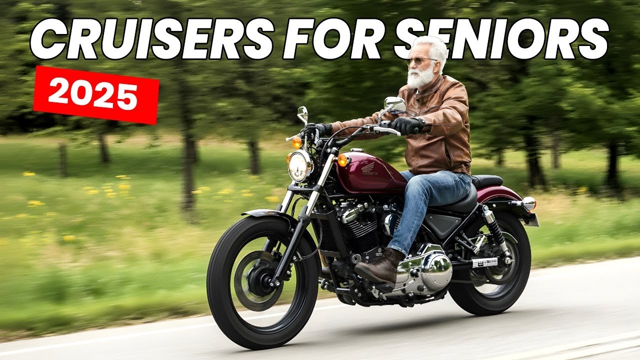 14 Cruiser Motorcycles Seniors LOVE (Comfy, Low, Easy to Handle)