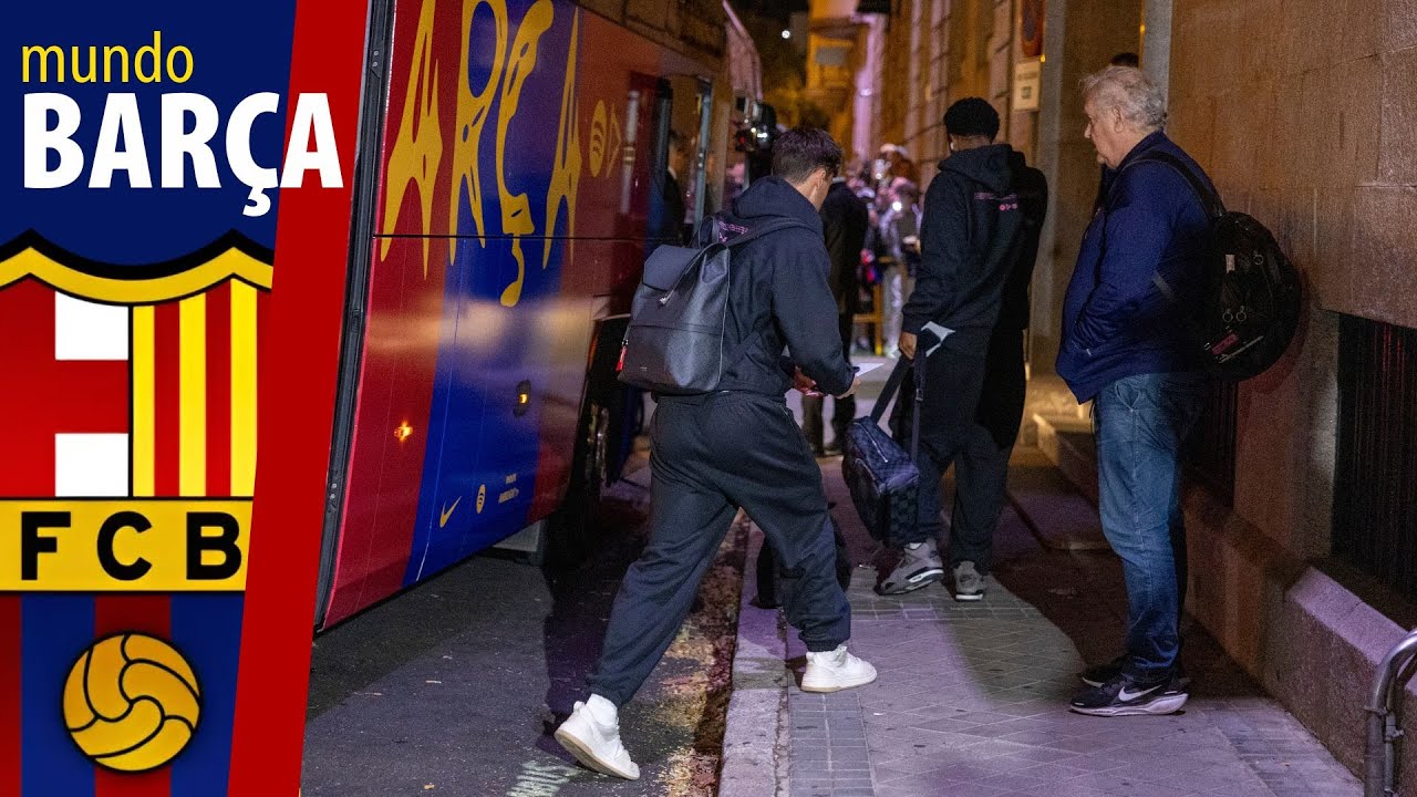 🔥 El Barça llega a Madrid: Lamine, Pedri y Fermín, aclamados antes del Clásico FC BARCELONA