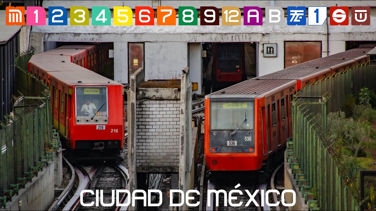 Todos los trenes de pasajeros en la Ciudad de México (2025)