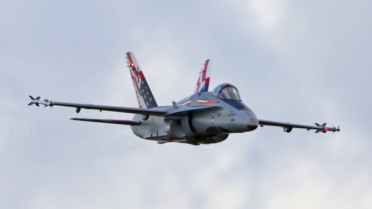 Giant Scale Twin Turbine Jet F-18 Hornet (BVM Jets) -- Bomberfield 2021