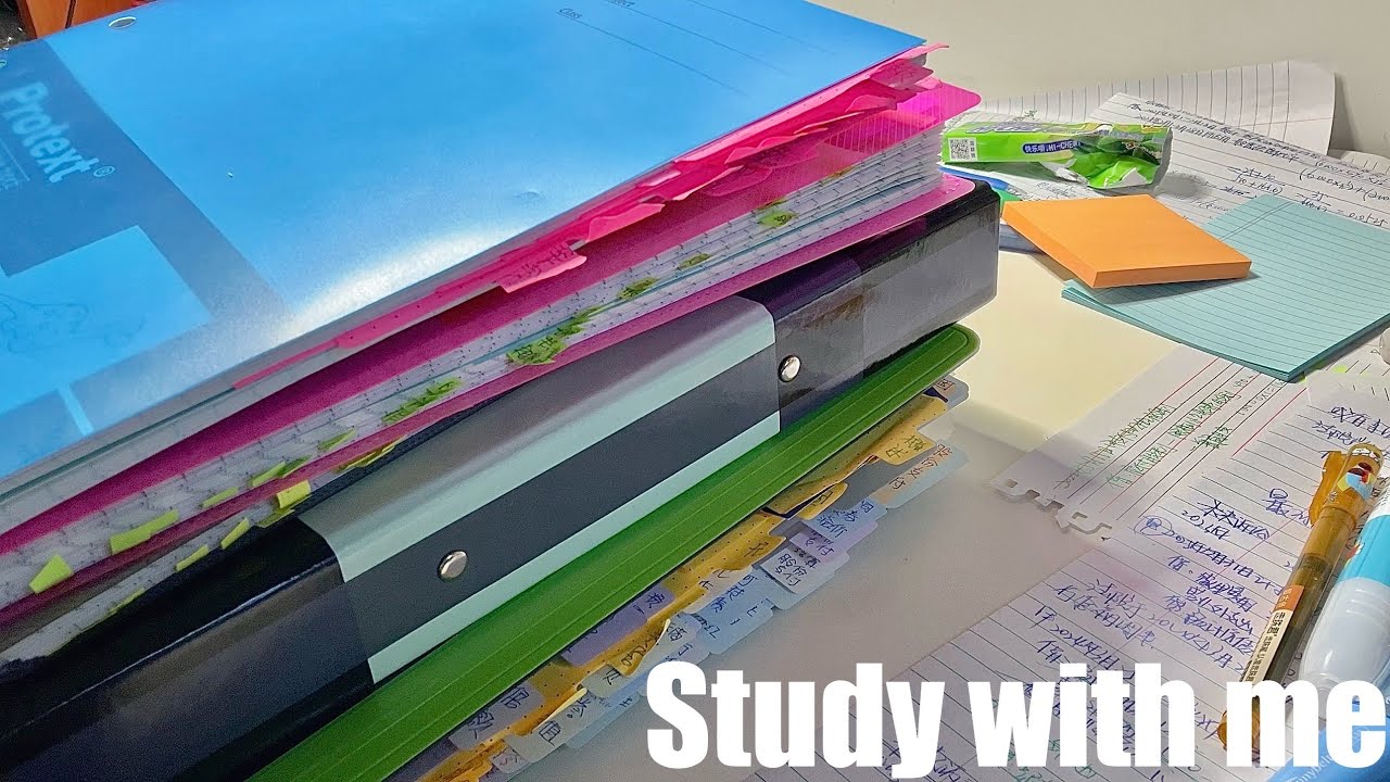 STUDY WITH ME 2hrs | Background noise,no music,no break | ASMR | real time｜motivation