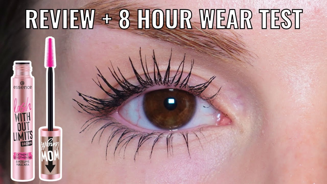 ESSENCE LASH WITHOUT LIMITS EXTREME LENGTHENING & VOLUME MASCARA REVIEW + 8-HOUR WEAR TEST