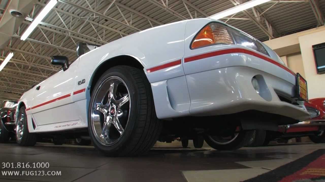 1988 Ford Mustang GT Convertible for sale with test drive, driving sounds, and walk through video
