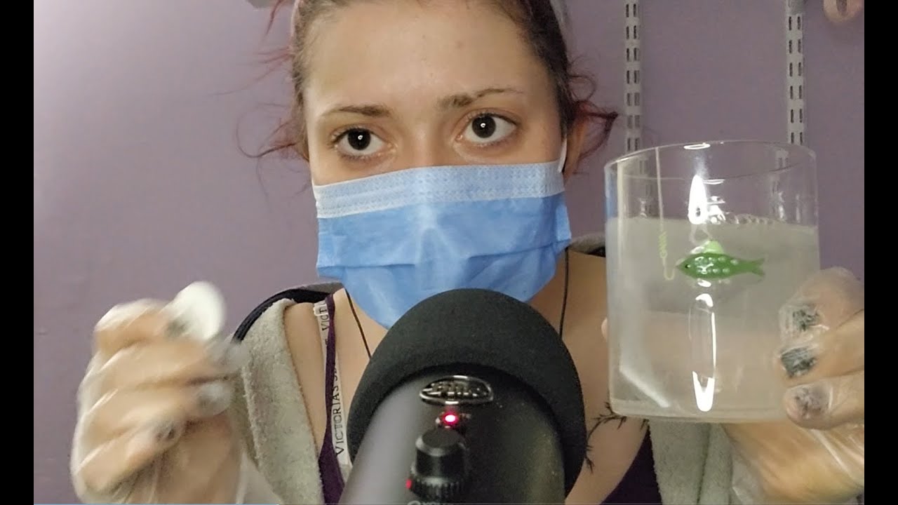 ASMR You're Sick! (mask triggers, affirmations, personal attention)