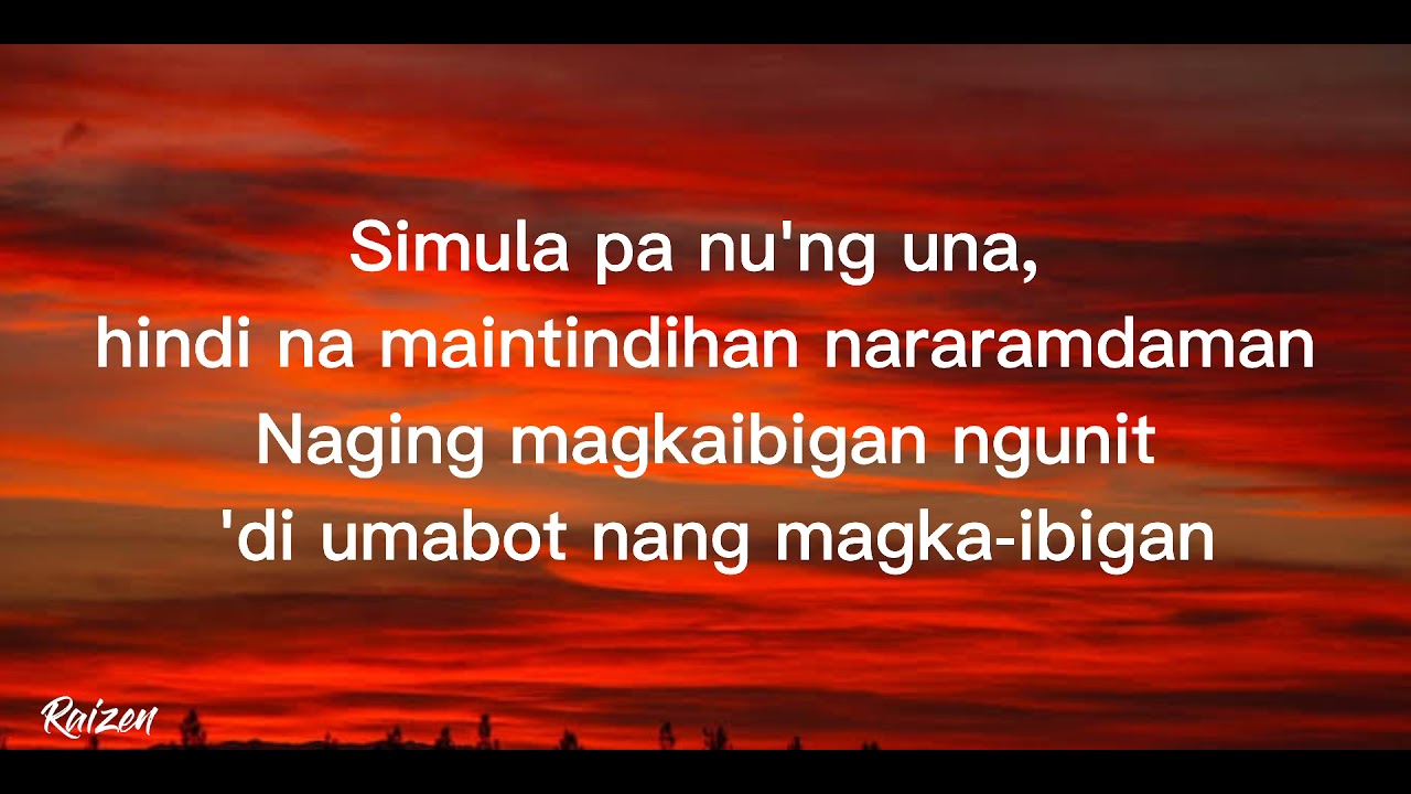 Patch Quiwa - Simula pa nung una (Lyrics)