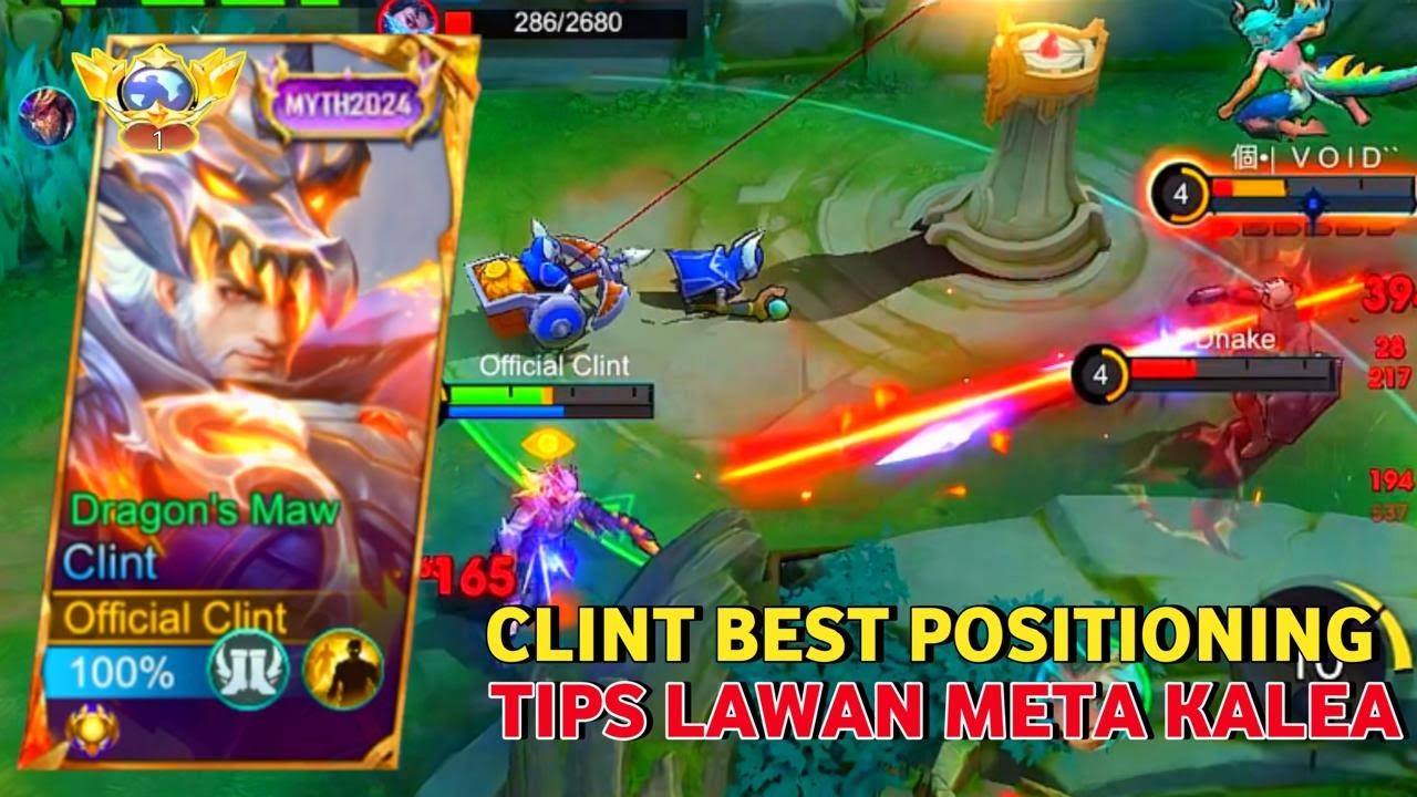 CLINT BEST POSITIONING, BEGINI CARA MAIN CLINT LAWAN KALEA DAN META GRANGER - Mobile Legends