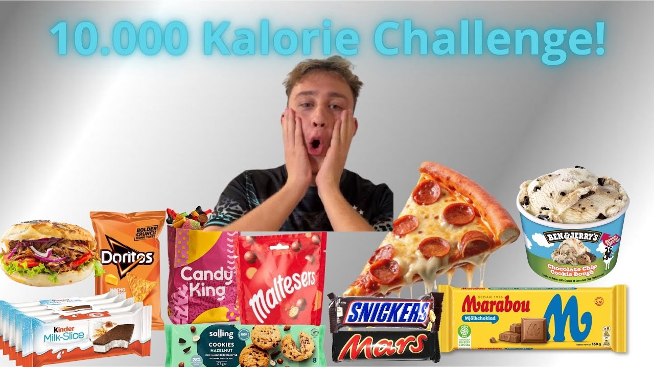 Jeg spiste 10.000 kalorier p&aring; 24 timer - Kalorie Challenge