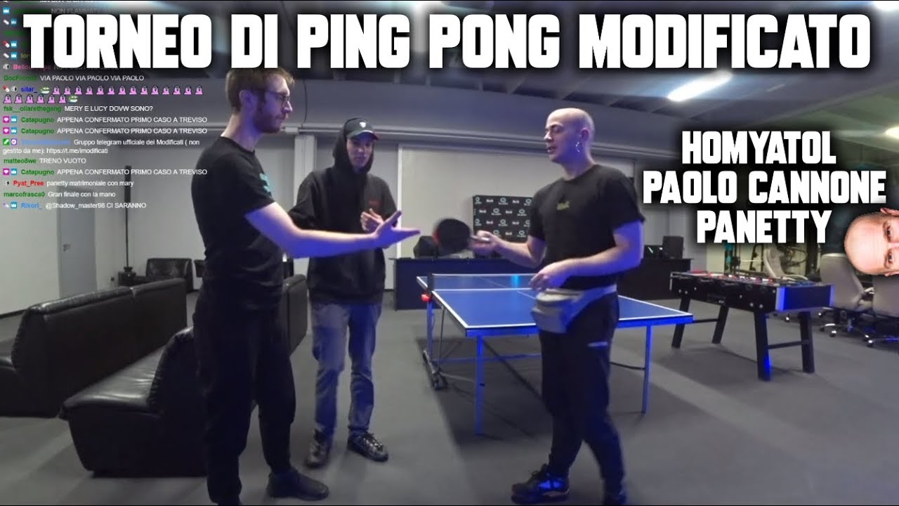 TORNEO DI PING PONG MODIFICATO